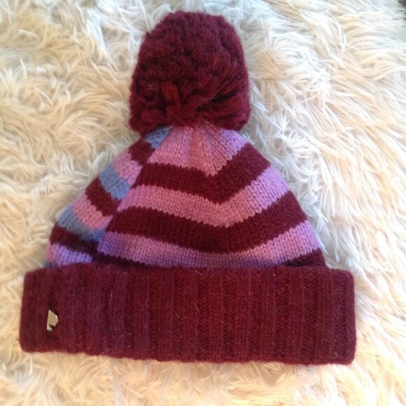 Kate Spade New York Heritage Stripe Beanie Hat - Picture 5 of 10